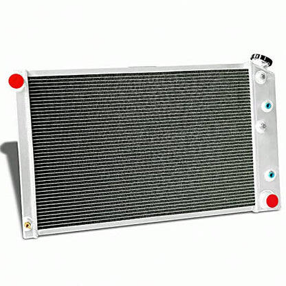 ECMRAD 4 Rows Core Aluminum Radiator for Chevy Camaro 1970-1981/ Monte Carlo 1980-1987 G-Body Oldsmobile Cutlass/Pontiac Grand Prix