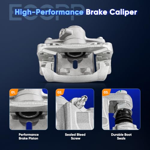 ECCPP 19B7028 Rear Right Brake Caliper for Subaru for Crosstrek 2016-2020 - size: 1.5 Inch