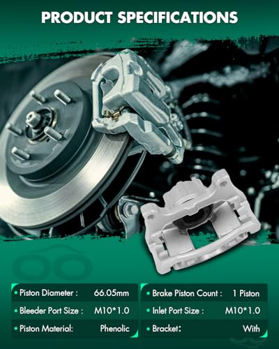 SCITOO Front Right Brake Caliper With Bracket 18B5045A - size: Front Passenger[18B5045A]