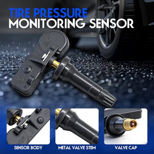 TPMS Tire Pressure Monitor Sensor, Compatible with Dodge Ram Charger Journey Challenger Chrysler 300 Jeep Wrangler Grand Cherokee, Replace#56029398AA - color: 56029398AA
