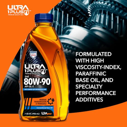 SAE 80W-90 Gear Oil API GL-5 12 Quarts - size: 12 Quarts Pack