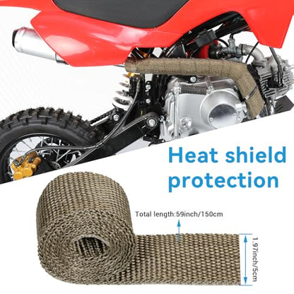 EOPOAYI 1.1 Inch Motorcycle Slip on Muffler for 125cc 110cc Pit Dirt Bike - color: A-Silver