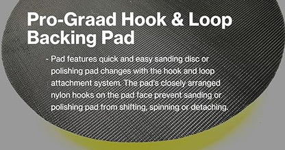 7" Hook & Loop Backing Plate for Sanding Polishing Buffering Pads - style: 7"