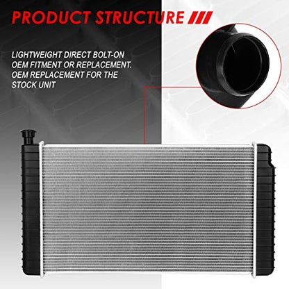 Auto Dynasty 1790 Radiator for 96-99 Chevy GMC C/K 1500 2500 4.3L 5.0L AT - color: 96-99 C/K 4.3L 5.0L AT