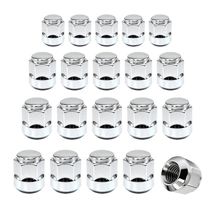 M12-1.50 Wheel Lug Nuts Direct fit for Multiple Honda CR-V CR-Z CRX Civic Accord Fit Insight Element Prelude S2000 Wagovan & Acura CL EL RL TL ILX MDX NSX RSX TLX Legend, 20-PC Set