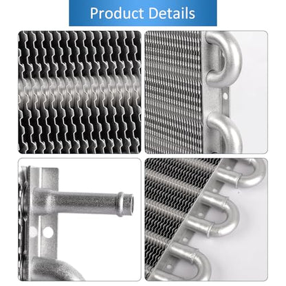 8 Pass Transmission Cooler Kit, Universal 5/16" Tube and Fin