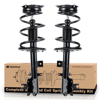 MOSTPLUS Front Complete Strut Assembly & Shock Absorber w/Coil Springs Compatible with Nissan Murano 2014-2023 Pathfinder 2013-2020 INFINITI QX60 JX35 2013-2020, Replace 172936 172937 (Set of 2) - size: Front Struts, style: 2014-2023 Murano