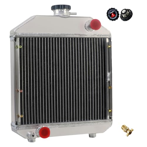 2 Row Radiator Compatible with Yanmar Tractor YM240 YM1700 YM2000 Aluminum Radiators Replacement #124460-44501