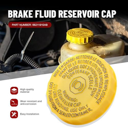 LIRU Car Master Cylinder Brake Fluid Reservoir Cap 68211910AB,68303540AA