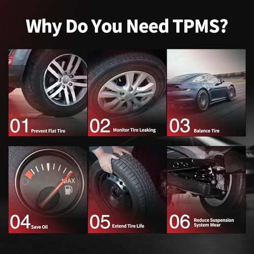 Marsflex TPMS Sensors Fit for Toyota Camry RAV4 Lexus, PMV-C010 Set of 4