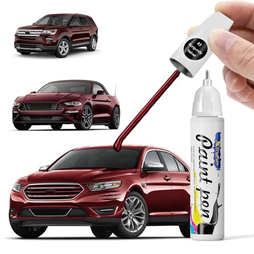 R3 Burgundy Velvet Touch Up Paint Compatible with Ford, Auto Paints - color: Burgundy Velvet (R3)