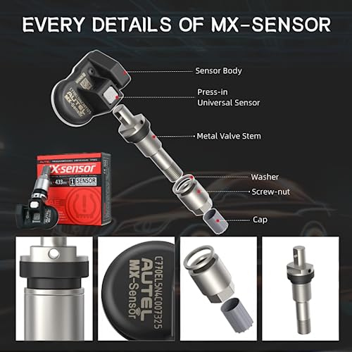 Autel TPMS Sensors 20pcs, MX-Sensor 2in1 315MHz/433MHz Tire Pressure Sensor