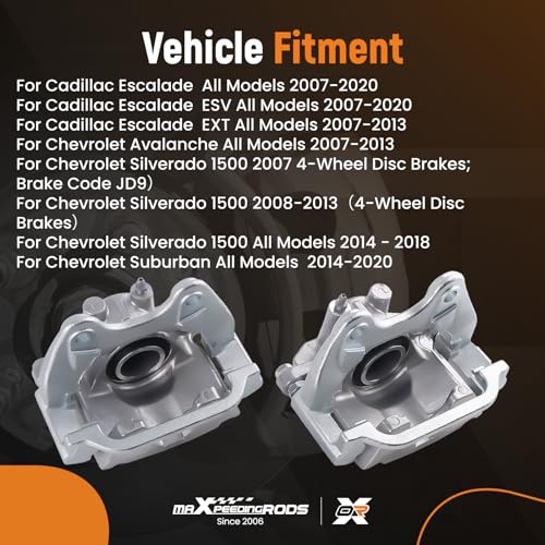 maXpeedingrods for 18B5030 18B5031 Rear Brake Calipers for Chevy - size: 18B5030+18B5031