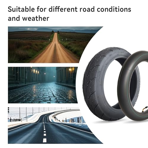 2 Pack 2.50-10 Dirt Bike Tire and Tube Set