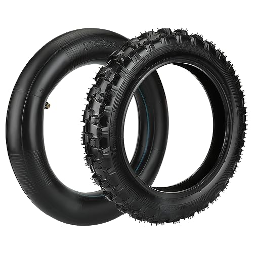 HIAORS 2.5-10" Dirt Bike Tire and Inner Tube Set Compatible with 50cc 70cc 90cc 110cc Razor MX500 MX650 Coolster PW50 TTR50 DRZ70 JR50 Baja DR49 CRF50 XR50 Motovox MVX70 MVX110 Off-Road