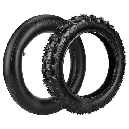 HIAORS 2.5-10" Dirt Bike Tire and Inner Tube Set Compatible with 50cc 70cc 90cc 110cc Razor MX500 MX650 Coolster PW50 TTR50 DRZ70 JR50 Baja DR49 CRF50 XR50 Motovox MVX70 MVX110 Off-Road