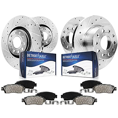 Detroit Axle - Brake Kit for 2015-2020 VW Passat - size: 8PR42394/kit