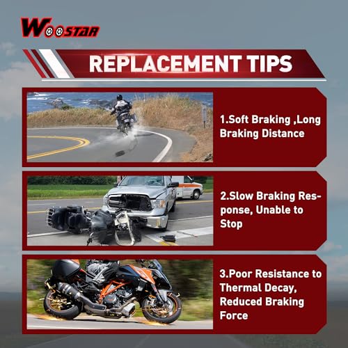 WOOSTAR Left Hydraulic Rear Disc Brake Master Cylinder Caliper Assembly Replacement for Taotao 50cc 70cc 90cc 110cc 125cc Chinese ATV Quad Go Kart Mini Bike
