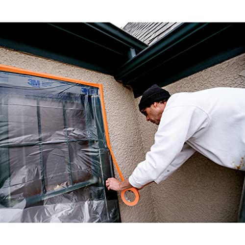 Scotch Heavy Duty Painter's Tape, 4 Rolls, 1.41 in x 60.1 yd, for Use On Vinyl, Carpet, Metal, & Plastic, Indoor & Outdoor Masking Tape, Bonds Aggressively, 3-Day Clean Removal (2020+-36AP4) - size: 1.41" Width, style: 4 rolls