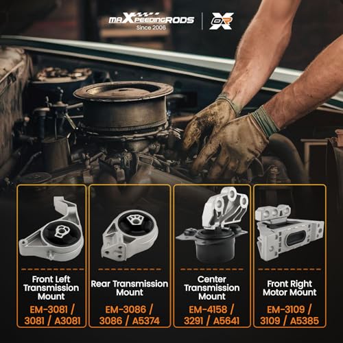 maXpeedingrods Engine Motor and Transmission Mount Kit for Chevy Cobalt HHR - size: for Chevrolet Cobalt 2.2L 2005-2010