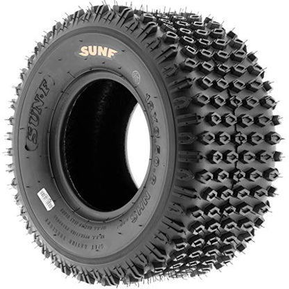 Set of 2 SunF A012 XC Sport-Racing ATV/UTV Off-Road Tires 18x9.5-8, 6PR, Knobby Tread - size: 18x9.5-8