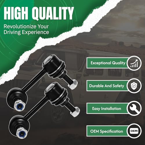 K750151 K750156 2PCS Rear Stabilizer Sway Bar End Links Fit for Honda 2007 2008 2009 2010 2011 2012 2013 2014 2015 2016 2017 CR-V - size: K750151&K750156-2PC