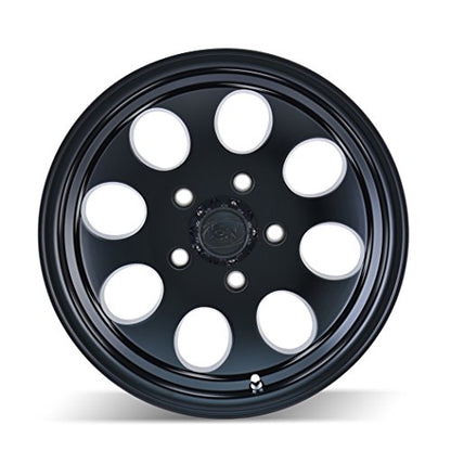 171 17x9, Bolt Pattern: 8x170/, Offset: 0, MATTE BLACK, set of 1
