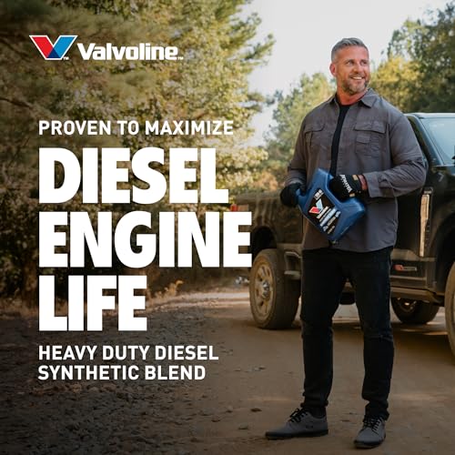 Valvoline Heavy Duty Synthetic Blend 15W-40 Diesel Engine Oil 1 Gallon - size: 1 Gallon, style: Synthetic Blend