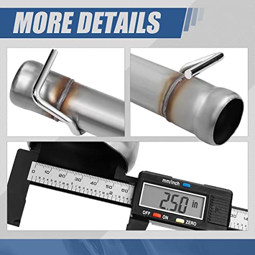 Auto Dynasty 2.5" Oval Cat-Back Exhaust System For 09-14 Dodge Challenger