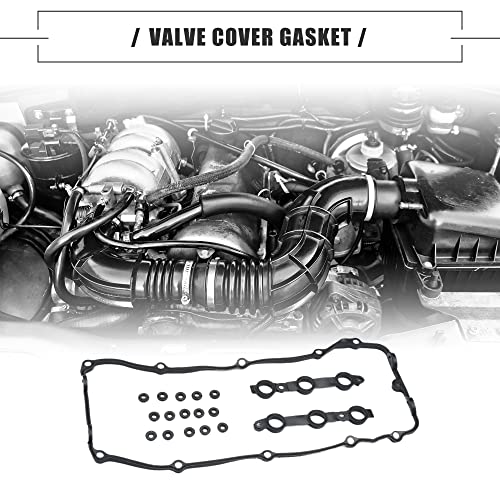 Motoforti Engine Valve Cover Gasket Kit for BMW E39 E46 E83 E85 11120030496