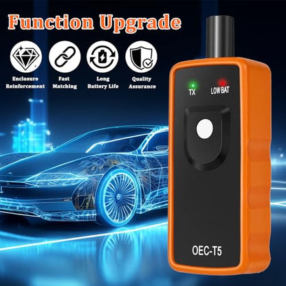 vvag Universal TPMS Relearn Tool,Auto Tire Pressure Monitor Sensor Activation Reset Tool, OEC-T5 for GM/Cadillac/Buick/Chevy Series Vehicles, Car Accessories