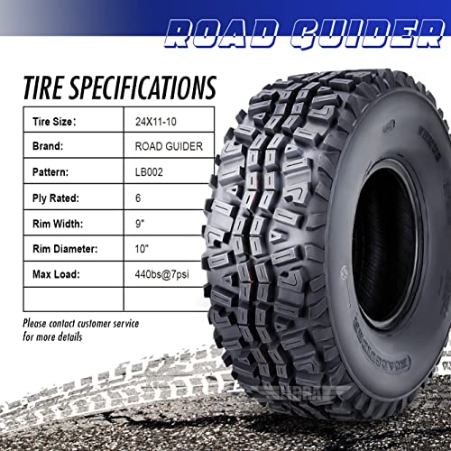 One New ATV Tire 24x11-10 24x11x10 6PR 10271