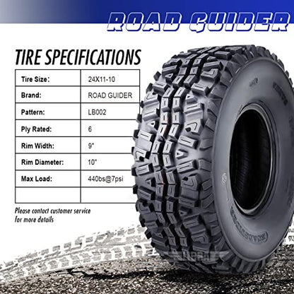 One New ATV Tire 24x11-10 24x11x10 6PR 10271
