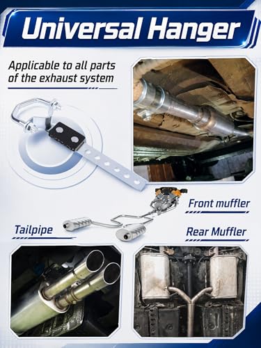4 Pcs Universal Exhaust Hanger for 1" - 2.25" Pipes,Oe Style