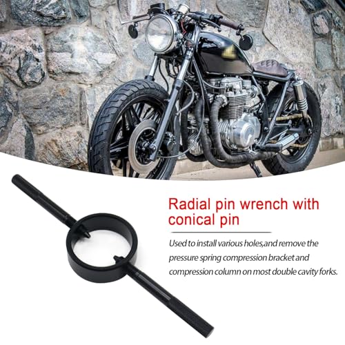 Motorcycle Fork Service Tool Kit, Fork Oil Level Tool, Fork Spring Compressor and Damper Rod Bleed Tool