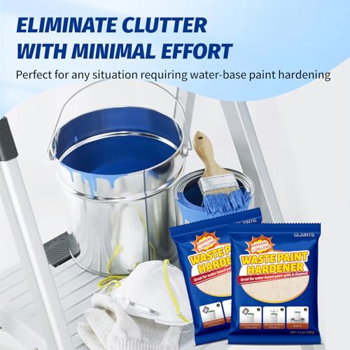 GLAINTE Waste Away Paint Hardener Fast Acting Solid Hardener - Paint Drying Powder, 3.5oz - size: 3.5 Ounce (Pack of 1)