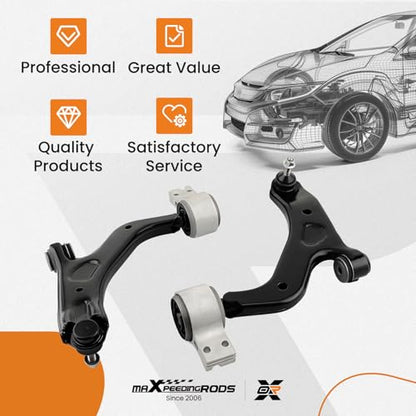 maXpeedingrods 2PC Front Lower Control Arm for Ford Taurus X 2008-2009
