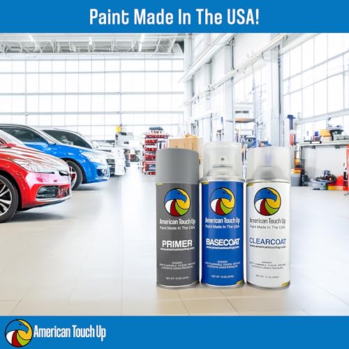 American Touch Up Paint Compatible with Chevy | 16/9753/WA9753 Bright White | Spray Paint (Basecoat) - color: 16/9753/WA9753 Bright White, size: Basecoat