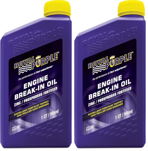 Royal Purple 11487 High Performance Engine Break-in Oil - 1 Quart Bottle (Pack of 2) - size: 2 Quarts (Pack of 2)