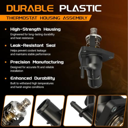 BRTEC 12671393 Thermostat Housing for Cadillac Escalade - color: TMH8018-A