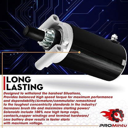 Starter Motor Replaces for Kohler Courage V Twin 7000 Series 20HP 22HP 23HP 24HP 25HP 26HP 27HP Engine KT715 KT725 KT730 KT735 KT740 KT601 KT620 SV840 SV830 SV820 SV815 SV810 Zero-Turn Lawn Tractor
