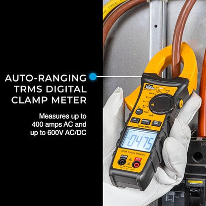 IDEAL INDUSTRIES Volt Meter 61-737 Digital AC Clamp Meter, 400 Amp 600-Volt