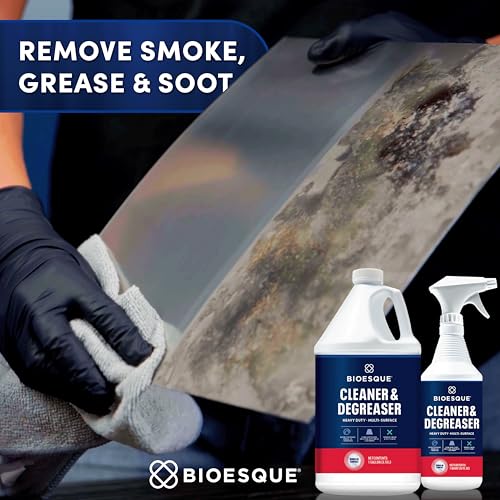 Bioesque Heavy Duty Multi-Surface Cleaner & Degreaser Concentrated Professional Formula, 55 Gallon (Pack of 1) - size: 7040 Fl Oz (Pack of 1)