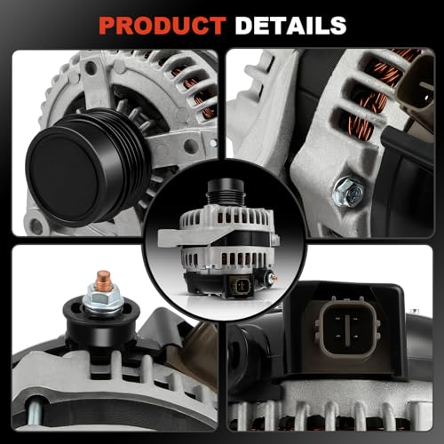 11402 New Alternator Fit for Toyota RAV4 for Scion tC 2.5L L4 100Amp - size: 11402