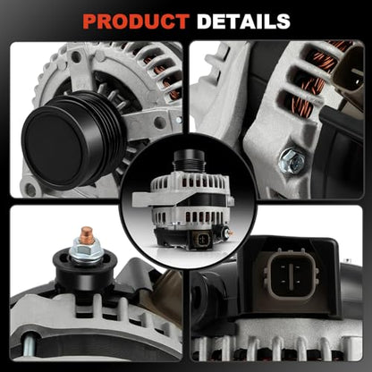 11402 New Alternator Fit for Toyota RAV4 for Scion tC 2.5L L4 100Amp - size: 11402
