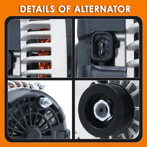 DynaVim Parts New Alternator Fit for 07-14 Cadillac Escalade 6.0 6.2 - size: 8301N