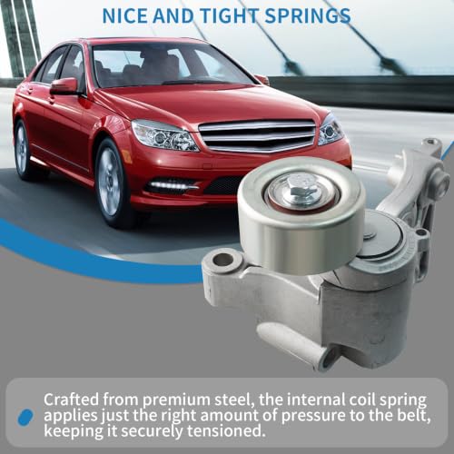38411 Engine Belt Tensioner Serpentine Belt Drive Idler Pulley Kit - size: 90K-38411