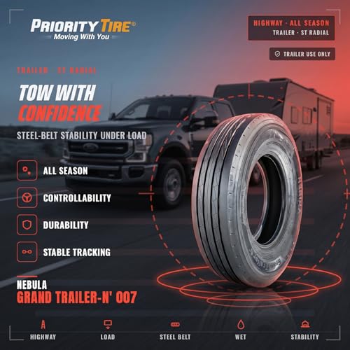 Nebula Grand Trailer-N' 007 ST225/75R15 123/119L All Season G (14 Ply) Tire
