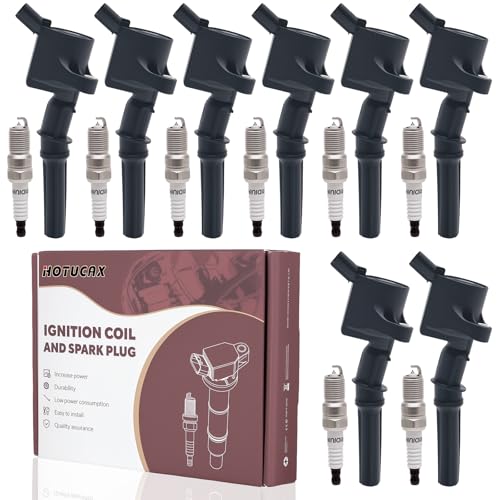 DG508 Ignition Coils & SP508 Iridium Spark Plug Set FD503 SP493, 8 Pack - size: DG508 & Spark Plugs