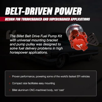 Aeromotive 6-GPM Billet Belt Drive Mechanical Fuel Pump Kit - 17140